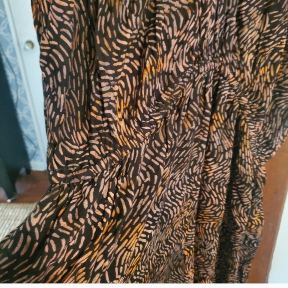 Cost Plus World Market Jumpsuit brown size S/M pockets - Picture 2 of 3